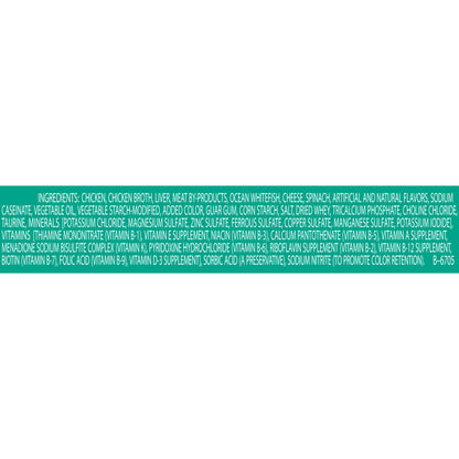 Purina Fancy Feast Pate Wet Cat Food, Medleys White Meat Chicken Florentine With Cheese & Garden Gre