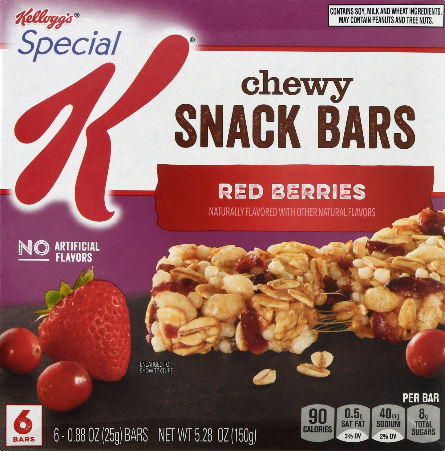 Special K Chewy Red Berries Snack Bars 6 ea