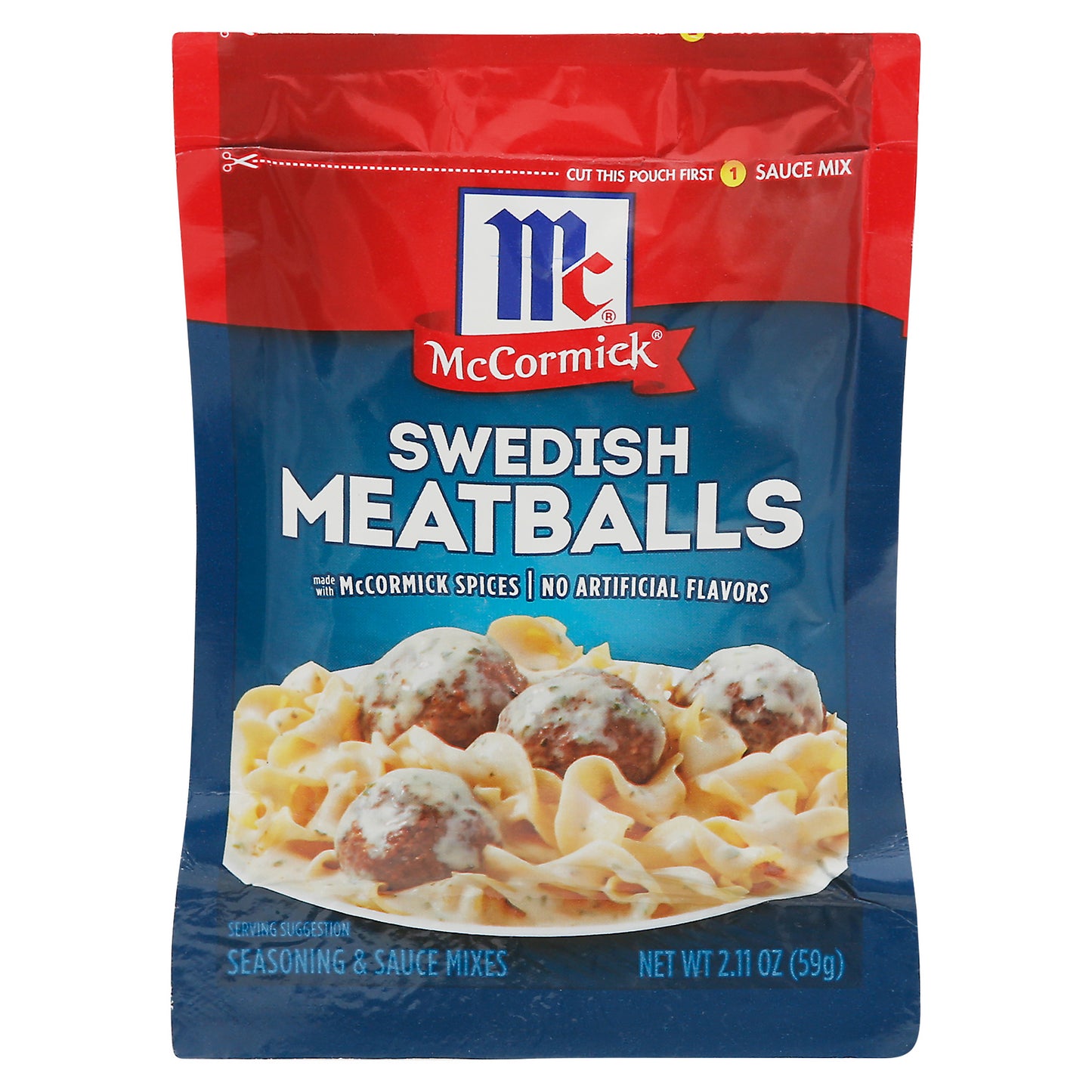McCormick Swedish Meatballs Seasoning & Sauce Mixes 2.11 oz