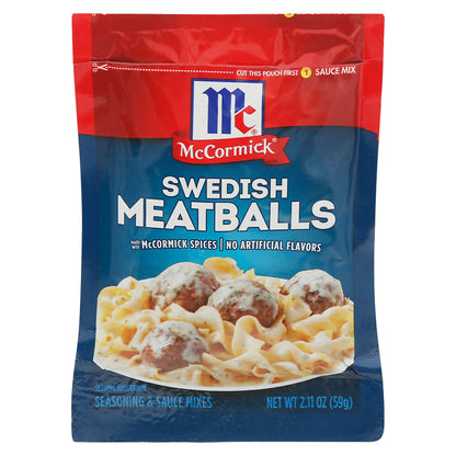 McCormick Swedish Meatballs Seasoning & Sauce Mixes 2.11 oz