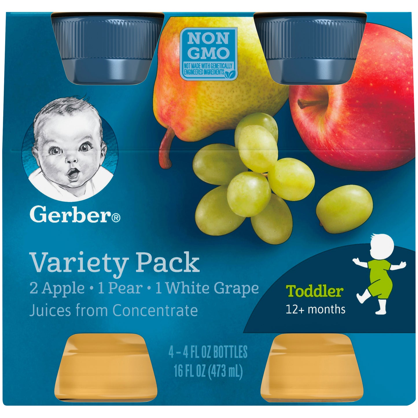 Gerber Fruit Juice Variety Pack 4-4 fl. oz. Bottles