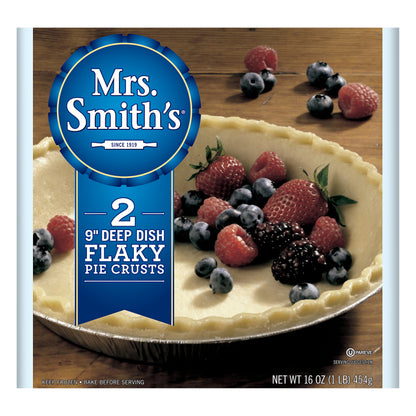 Mrs. Smith's® 9" Deep Dish Flaky Pie Crusts 2 ct Bag