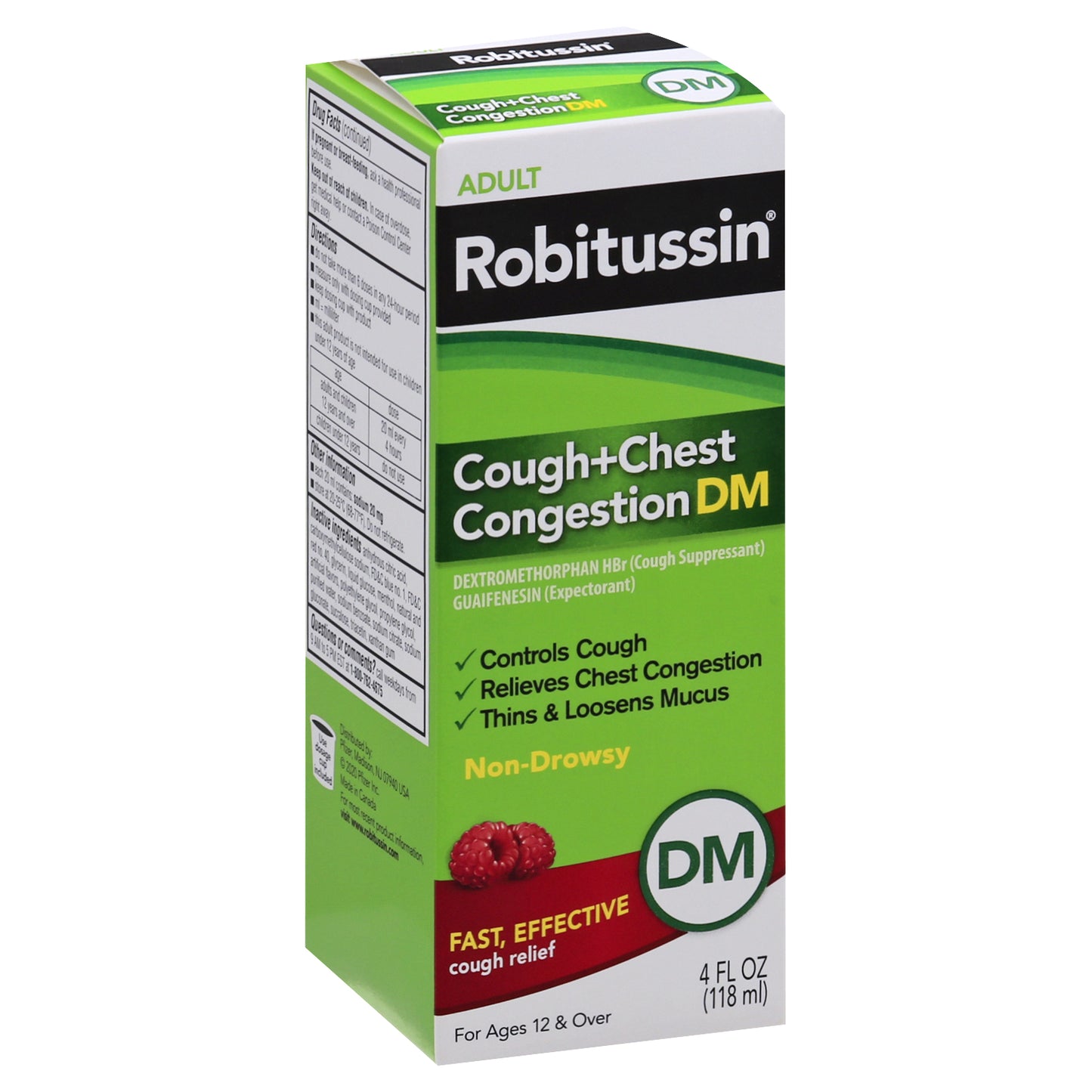 Robitussin Adult Non-Drowsy Cough + Chest Congestion DM 4 oz