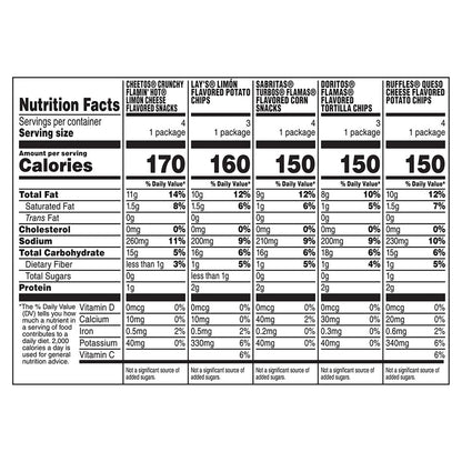 Frito Lay Extreme Flavor Mix 18 Bags 1 oz ea