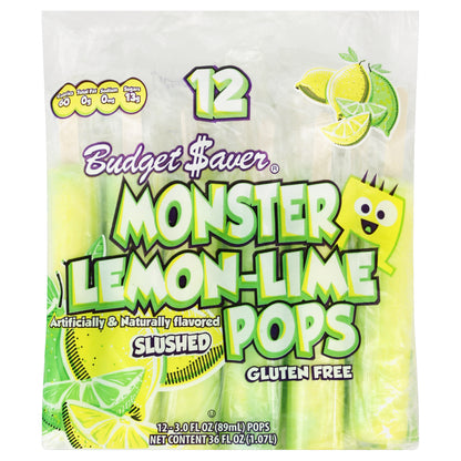 Budget Saver Monster Pops 12 ea