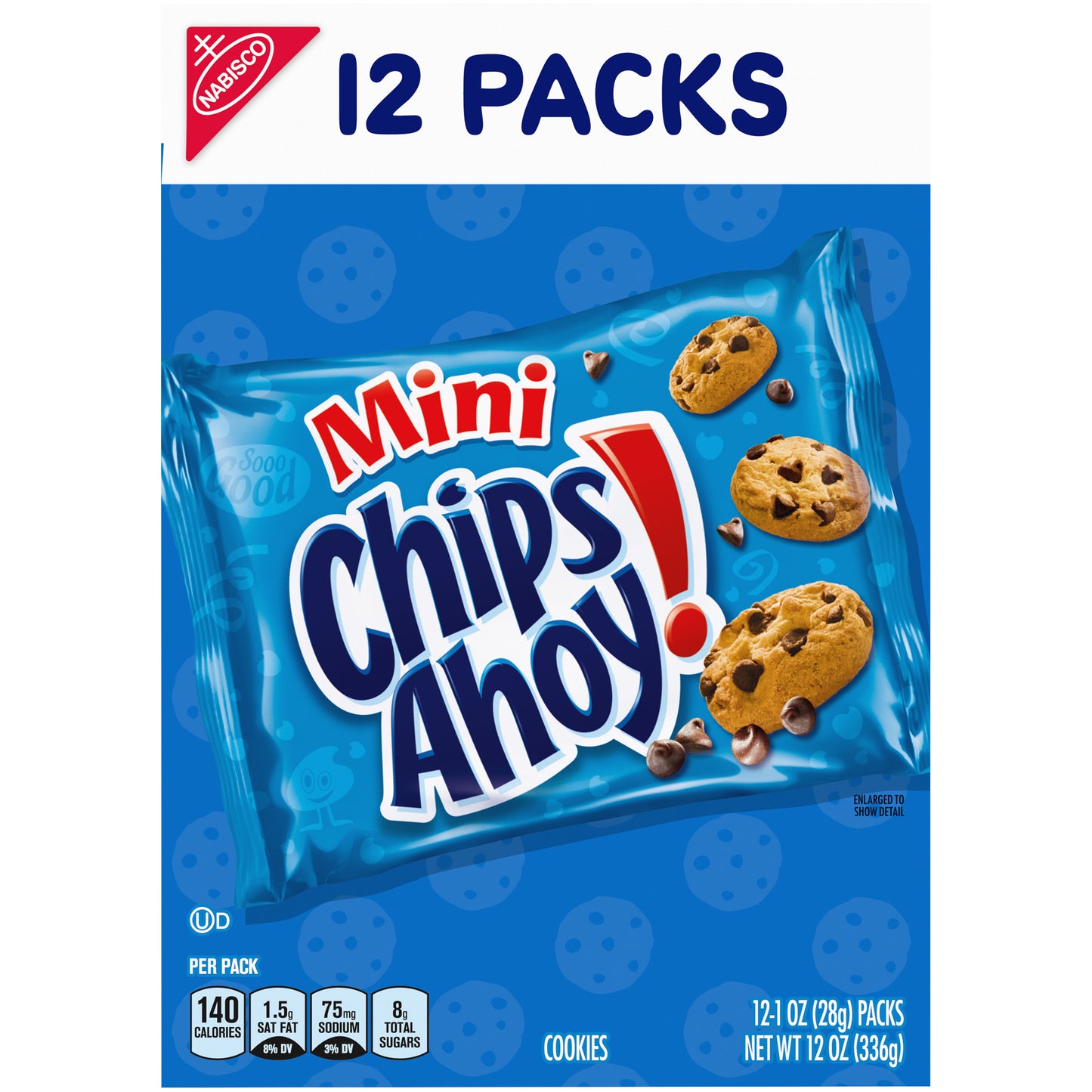 Nabisco Chips Ahoy! Mini Chocolate Chip Cookies 12-1 oz. Packs