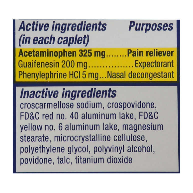Mucinex Sinus-Max Maximum Strength Severe Congestion & Pain 20 Caplets Box