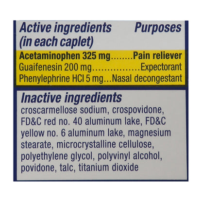 Mucinex Sinus-Max Maximum Strength Severe Congestion & Pain 20 Caplets Box