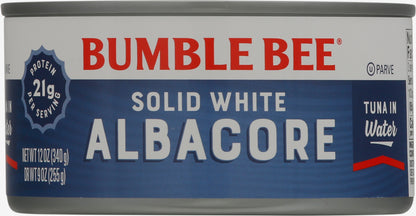 Bumble Bee Solid White Albacore Tuna in Water 12 oz