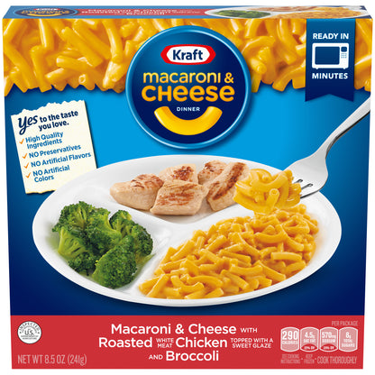Kraft Macaroni & Cheese with Roasted Chicken and Broccoli 8.5 oz. Box