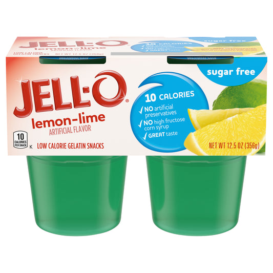Jell-O® Sugar Free Lemon-Lime Gelatin 12.5 oz. Pack