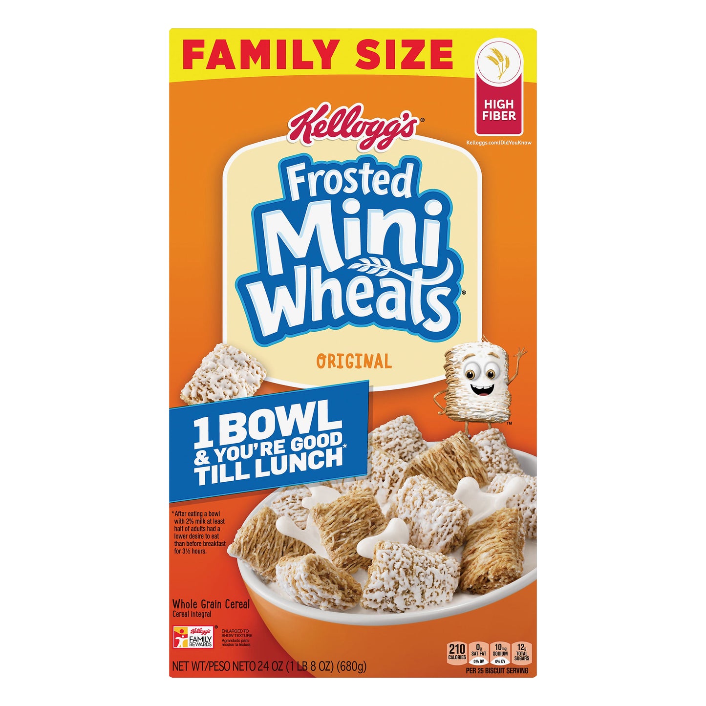 Frosted Mini Wheats Family Size Whole Grain Original Cereal 24 oz