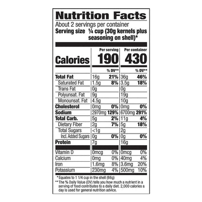 David Salted & Roasted Jumbo Ranch Flavored Sunflower Seeds 5.25 oz