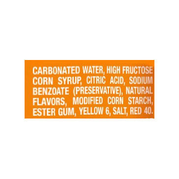 Crush Orange Soda, .5 L bottles, 6 pack