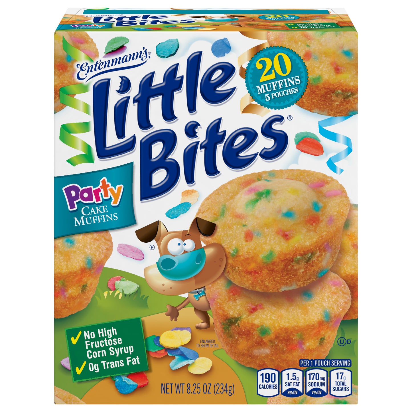 Entenmann's Little Bites Party Cake Mini Muffin Pouches