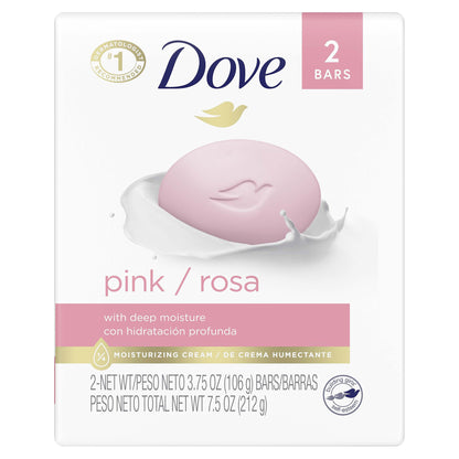 Dove Beauty Bar Gentle Skin Cleanser Pink 3.75 oz