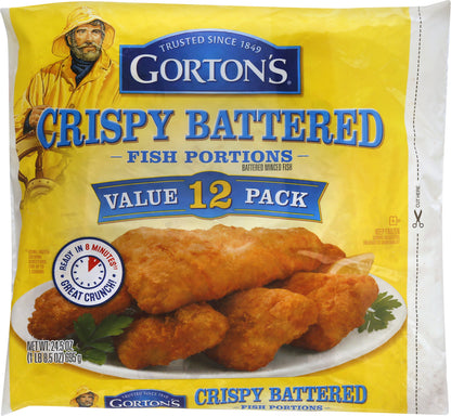 Gorton's Value Pack Crispy Battered Fish Portions 12 ea