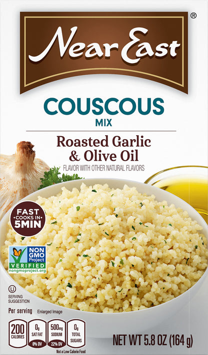 Near East Couscous Mix Roasted Garlic & Olive Oil 5.8 Oz