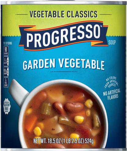 Progresso Vegetable Classics Soup, Garden Vegetable, 18.5 oz