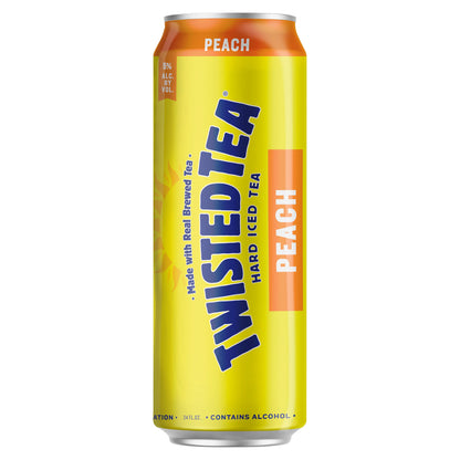 Twisted Tea Peach, Hard Iced Tea (24 fl. oz. Can)