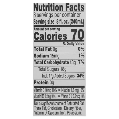 V8 Splash Watermelon Cherry Juice Beverage 64 oz