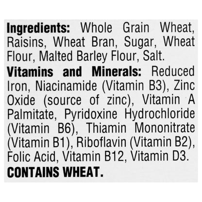 Raisin Bran Whole Grain Cereal 20 oz