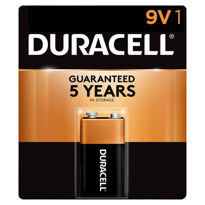 Duracell 1 Pack 9V Alkaline Battery 1 ea