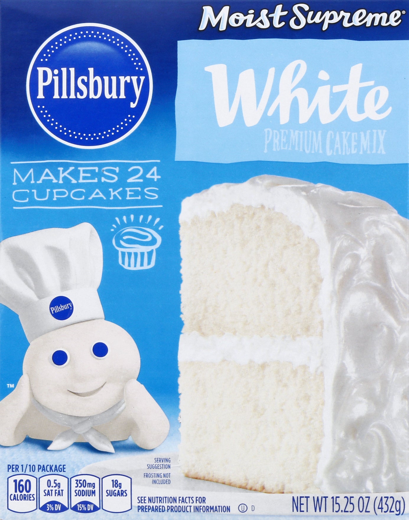 Pillsbury Moist Supreme Premium White Cake Mix 15.25 oz