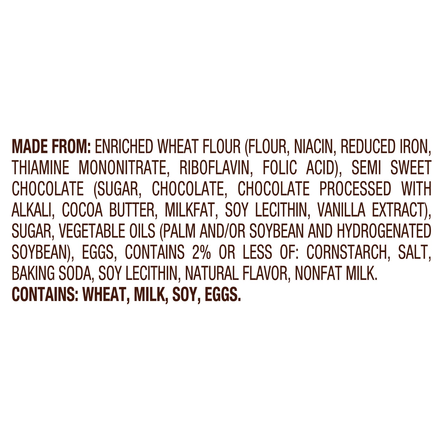 Milano Distinctive Dark Chocolate Cookies 15 Cookies 15 ea