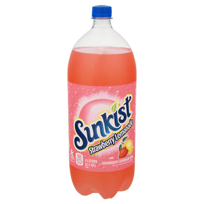 Sunkist Strawberry Lemonade Soda 2 lt