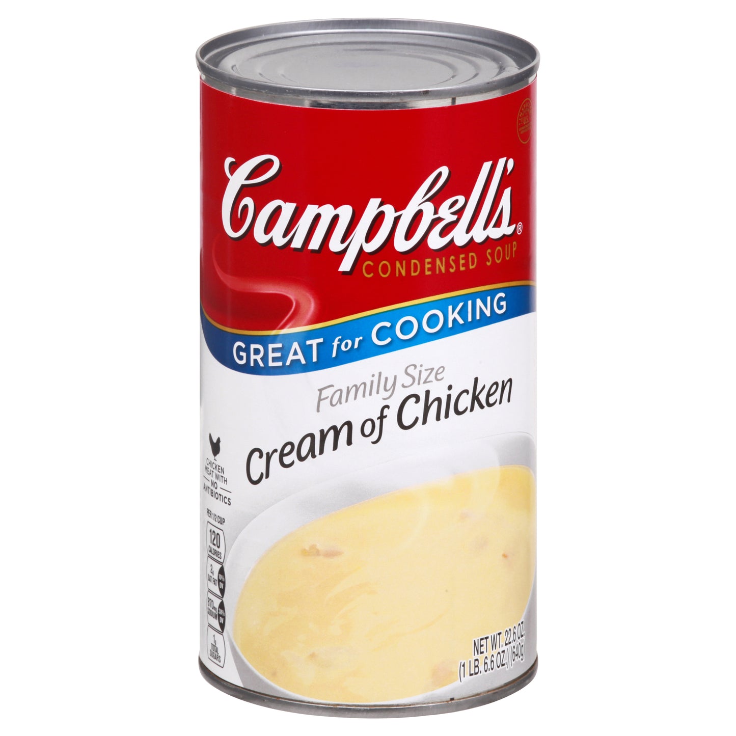 Campbell's Family Size Cream of Chicken Condensed Soup 22.6 oz