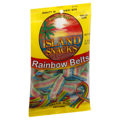 Island Snacks Value Size Rainbow Belts 3 oz