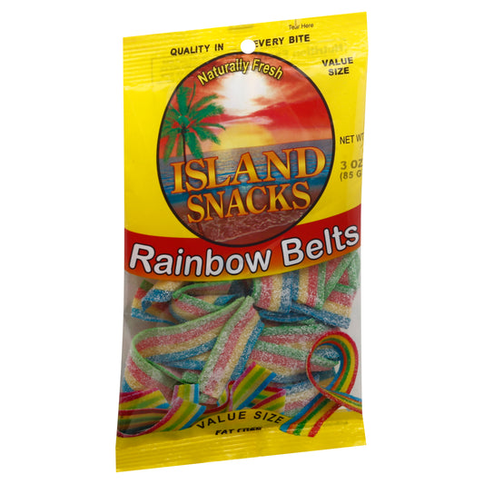 Island Snacks Value Size Rainbow Belts 3 oz