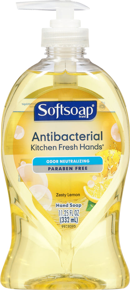 Softsoap Antibacterial Kitchen Fresh Hands Zesty Lemon Hand Soap 11.25 fl oz