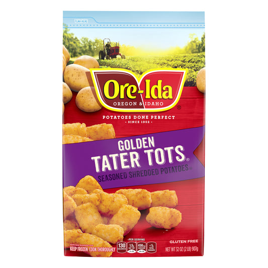 Ore-Ida Golden TATER TOTS, 32 oz Bag