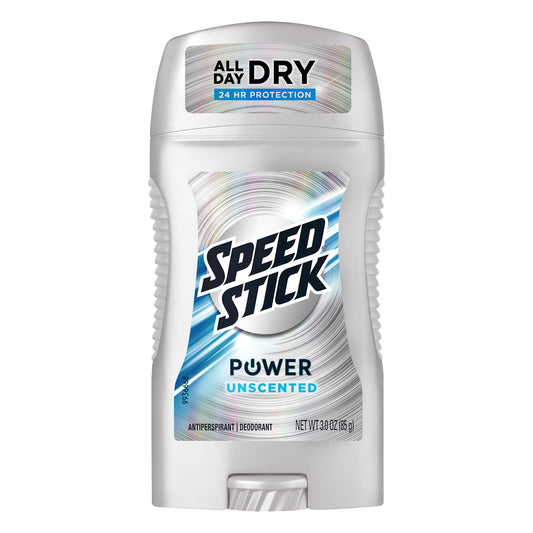 Speed Stick Power Unscented Antiperspirant/Deodorant 3 oz