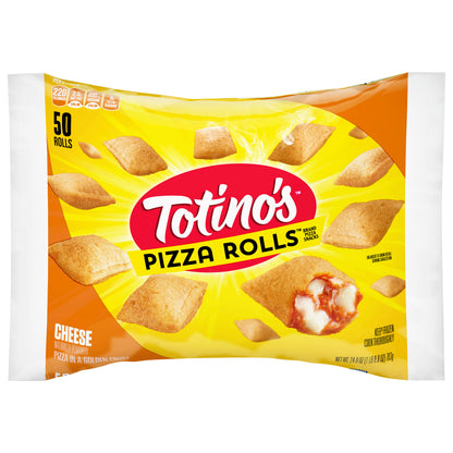 Totino's Pizza Rolls, Cheese, 50 Rolls, 24.8 oz Bag (frozen)