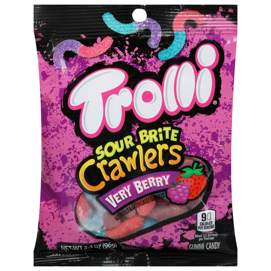 Trolli Very Berry Gummi Worms, 3.4 oz