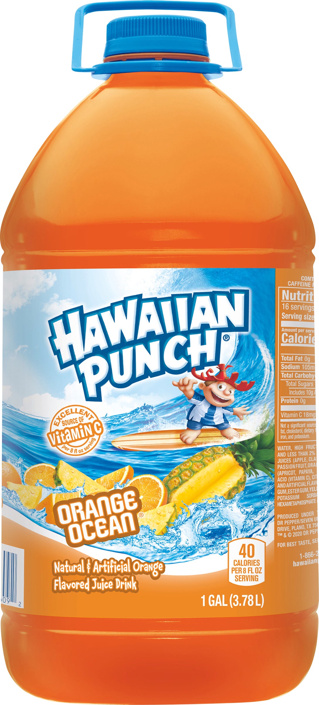 Hawaiian Punch Orange Ocean, 1 gal bottle