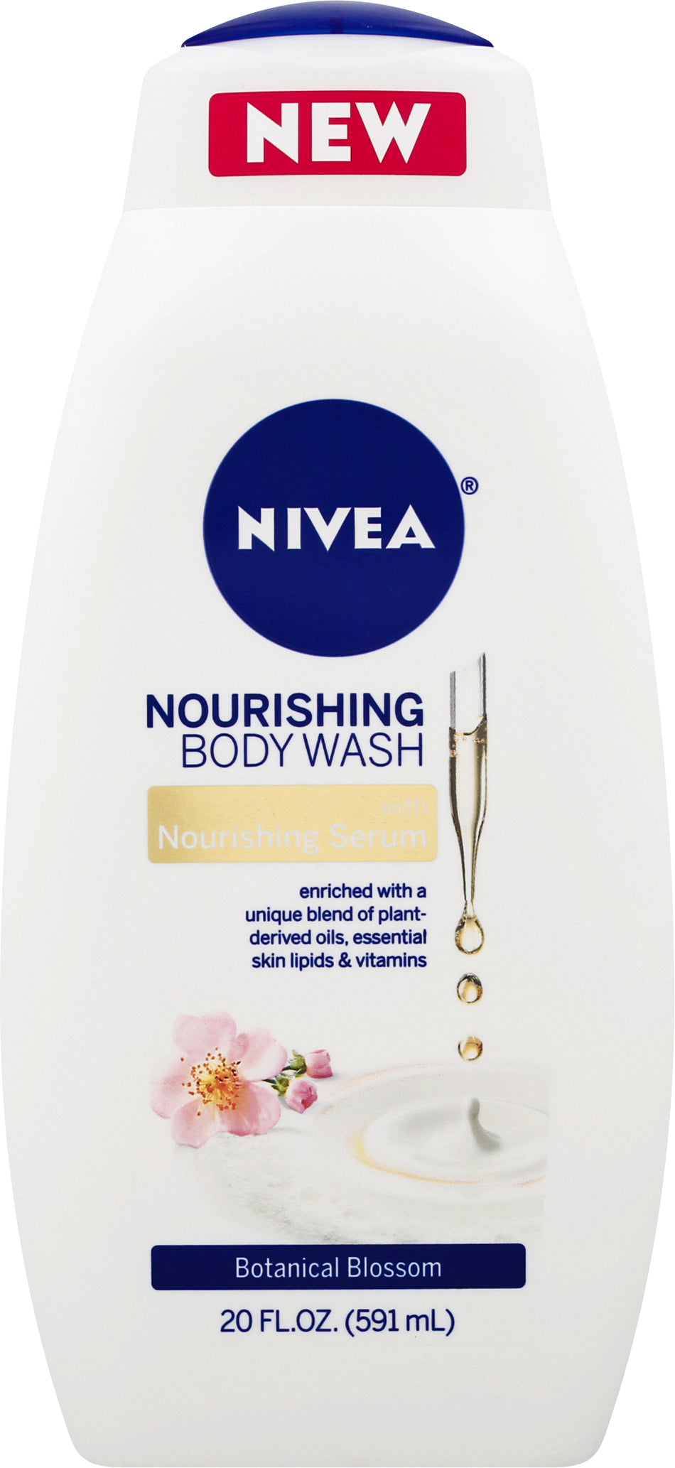 Nivea Nourishing Botanical Blossom Body Wash 20 oz