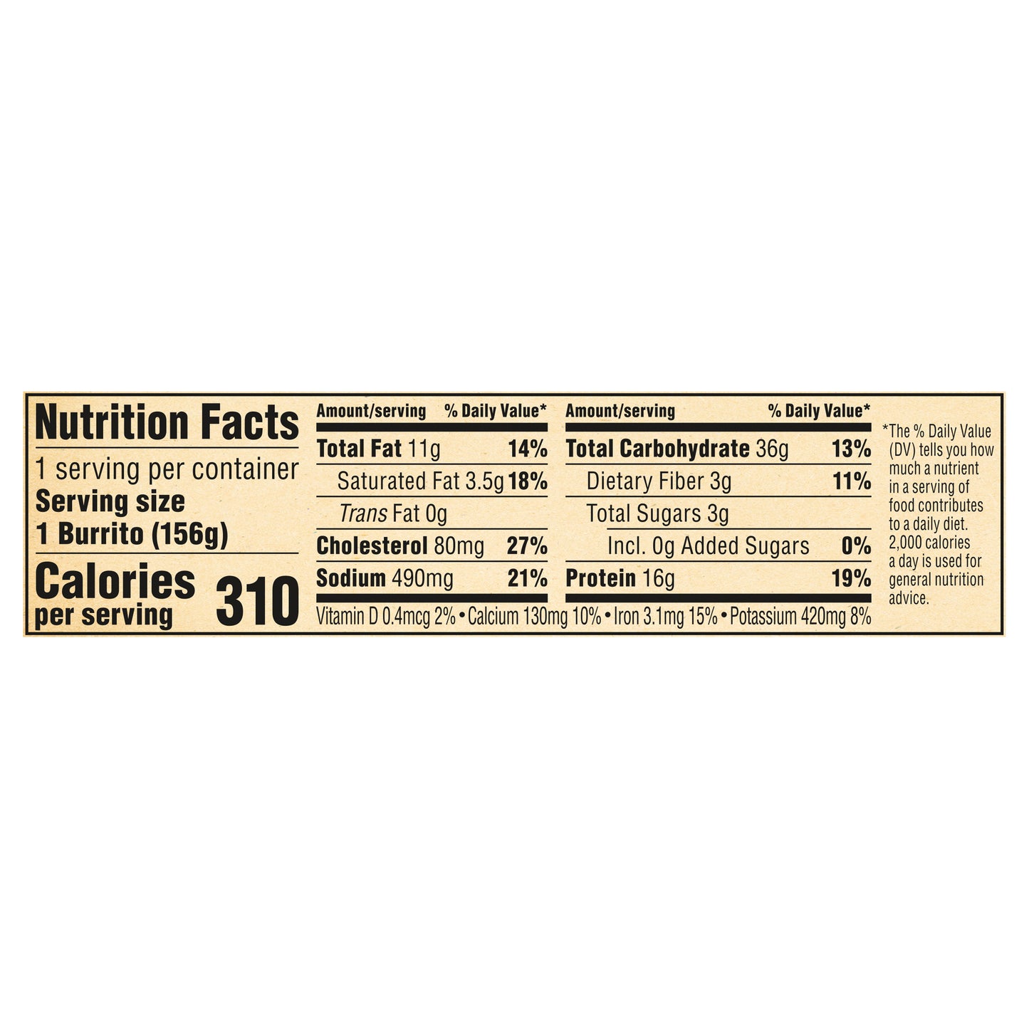 Sweet Earth Baja Breakfast Burrito Film 5.5 oz