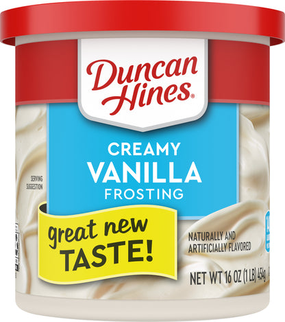 Duncan Hines Creamy Vanilla Frosting 16 oz