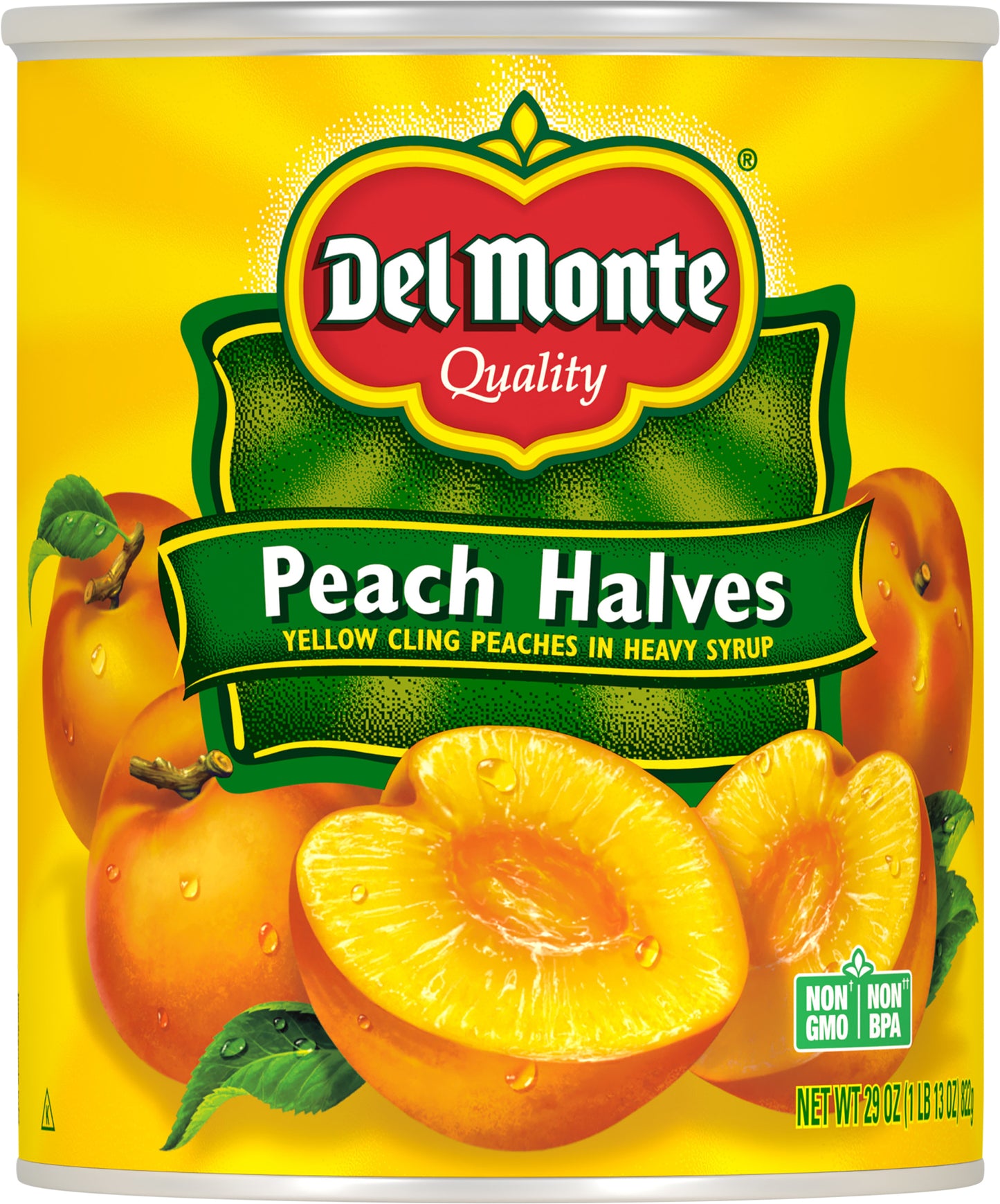 Del Monte Peach Halves 29 oz Can