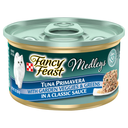 Purina Fancy Feast Medleys Tuna Primavera With Veggies & Greens In A Classic Sauce