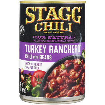 STAGG® CHILI Turkey Ranchero w/Beans Chili 15 oz. Pull-Top Can