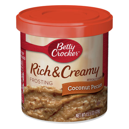 Betty Crocker Rich & Creamy Coconut Pecan Frosting 15.5 oz