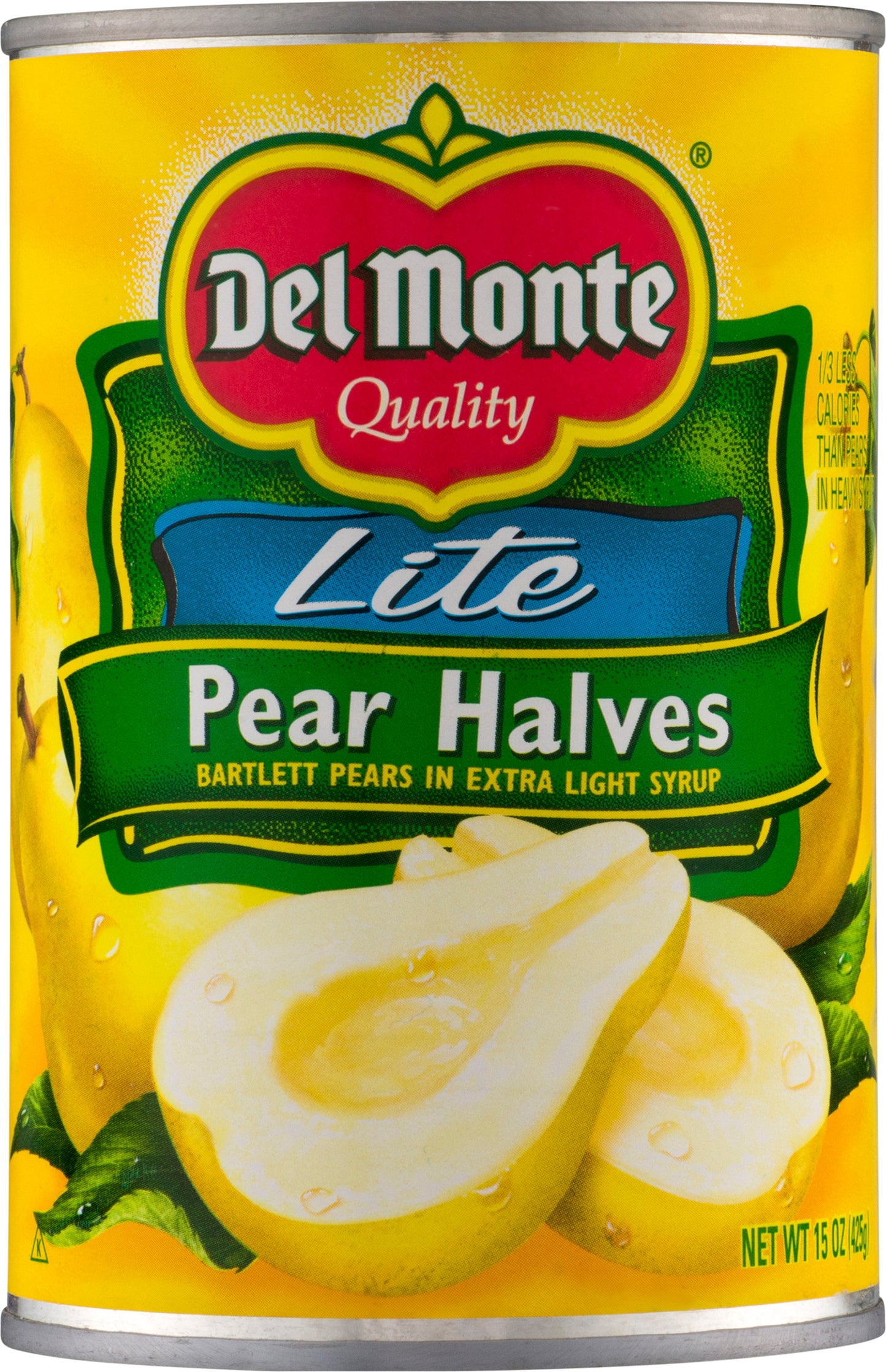 Del Monte Lite Pear Halves 15 oz