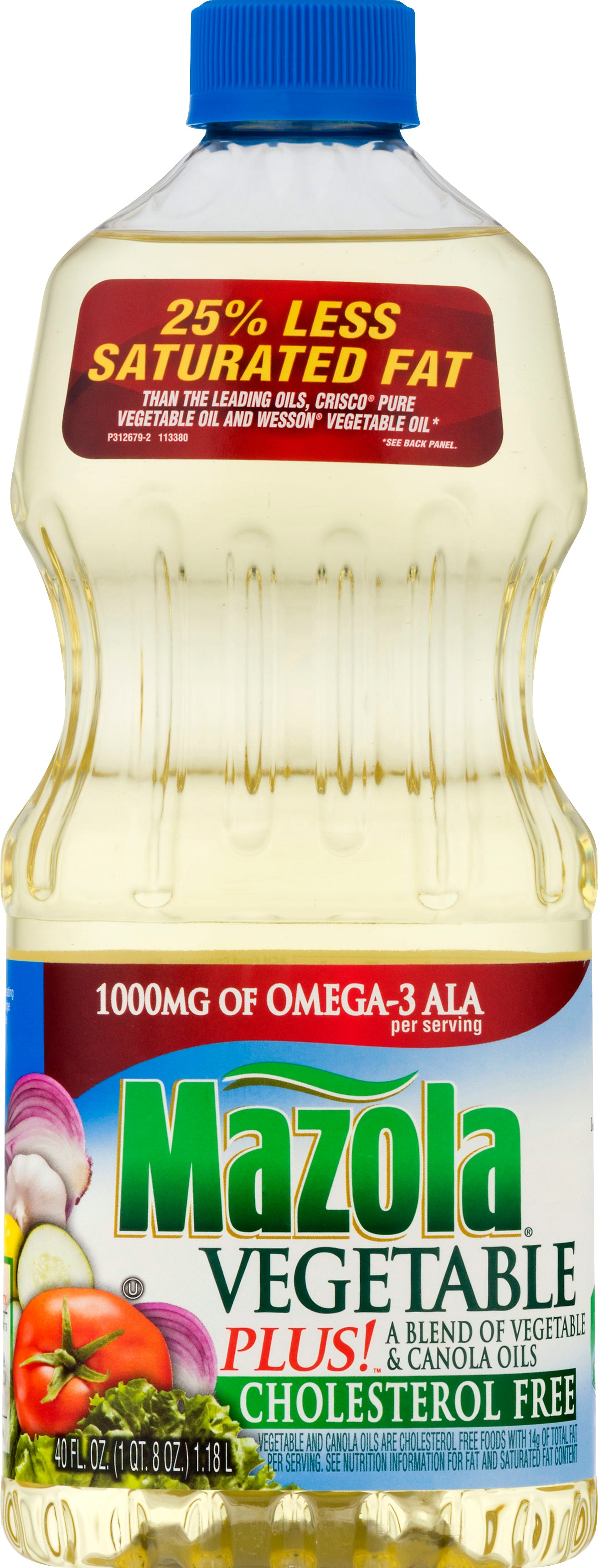 Mazola Cholesterol Free Vegetable Plus 40 oz