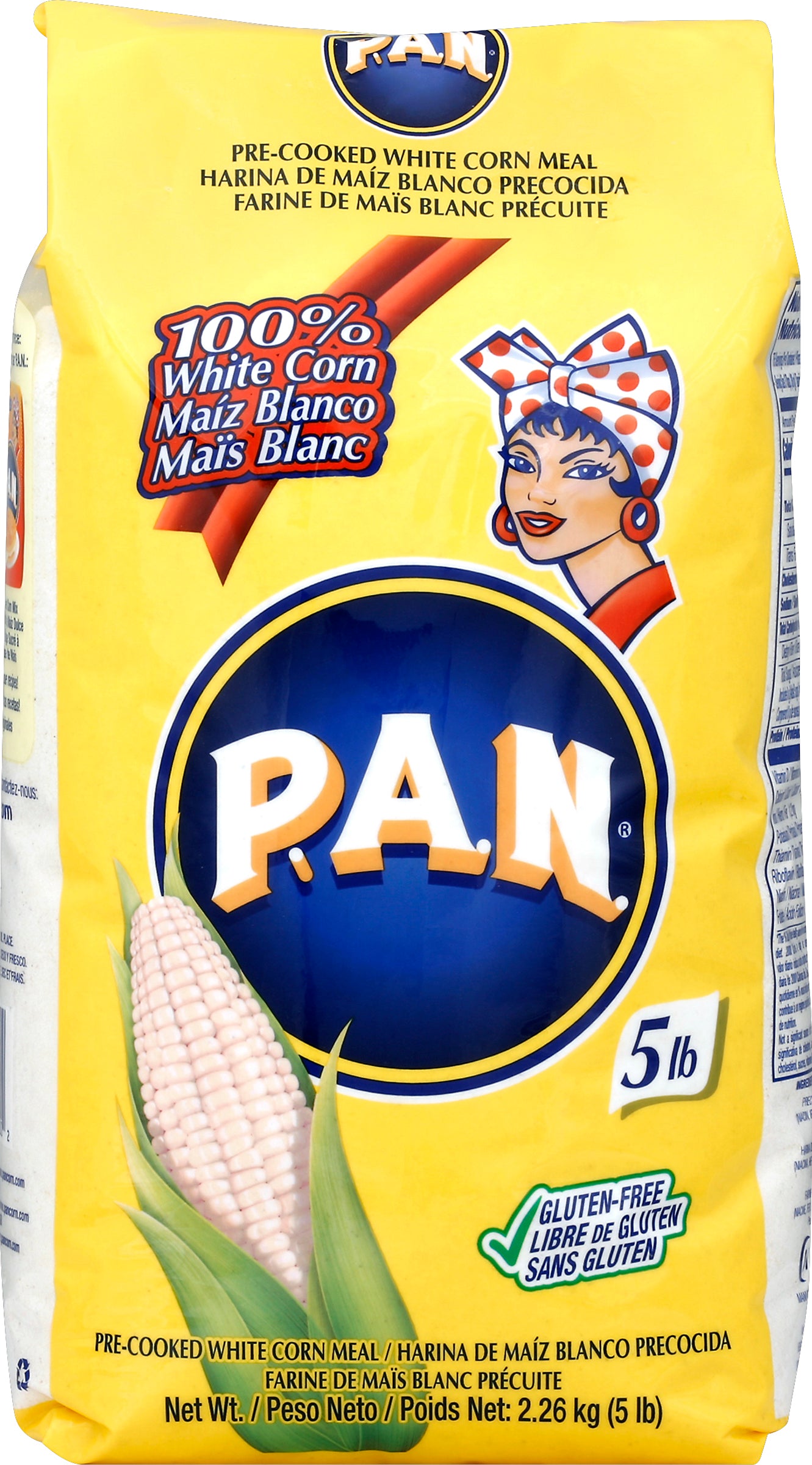 P.A.N. White Corn Meal 2.26 kg