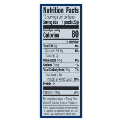 Space Jam Fruit Flavored Snacks 10-0.8 oz Pouches